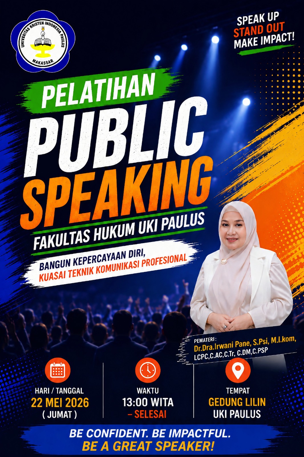 Kuliah Umum Pelatihan Public Speaking Fakultas Huk